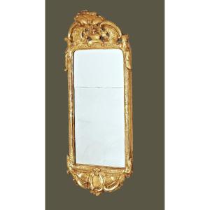 Miroir Suède Vers 1760 Louis XV   62 X 27 X 10 Cm  