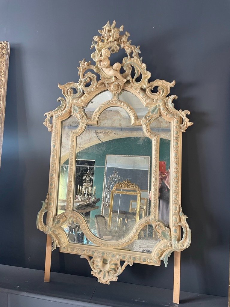 Miroir à Suspendre Napoléon III  139 X 87 Cm-photo-2