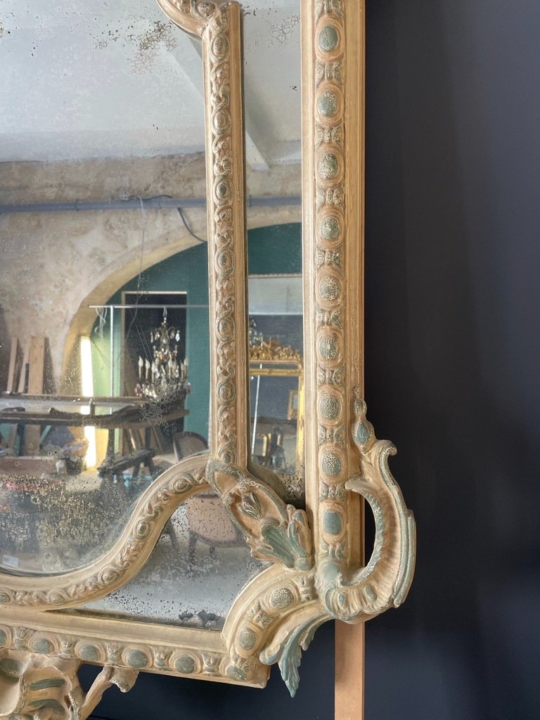 Miroir à Suspendre Napoléon III  139 X 87 Cm-photo-5