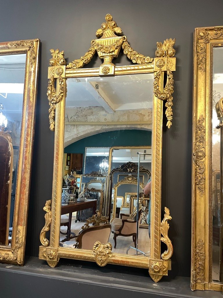 Louis XVI Period Mirror 182 X 96 Cm-photo-2