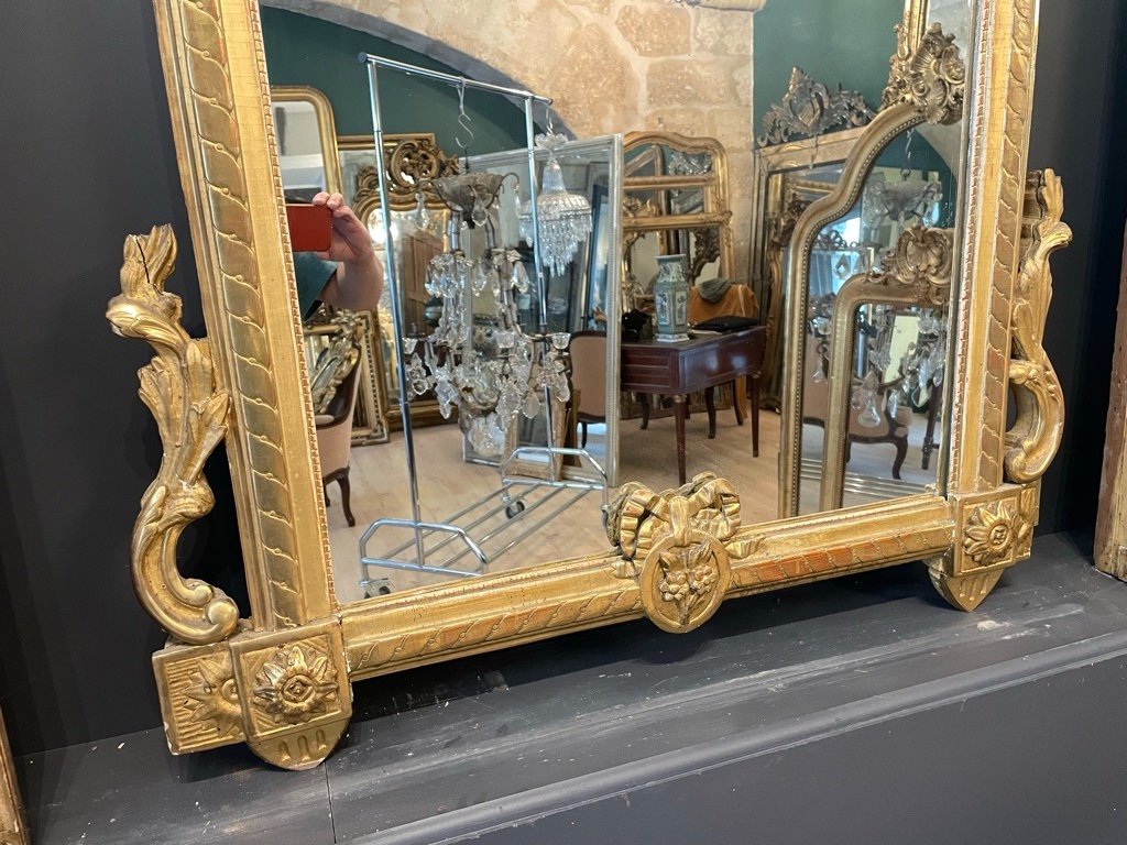 Louis XVI Period Mirror 182 X 96 Cm-photo-4