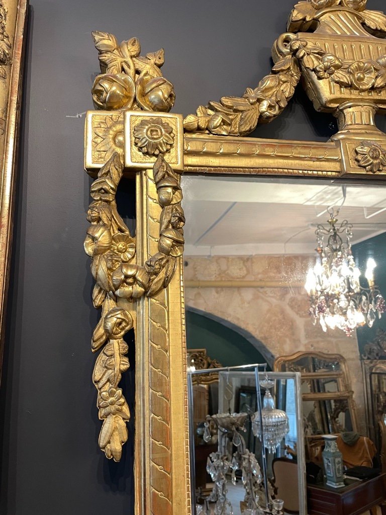 Louis XVI Period Mirror 182 X 96 Cm-photo-2