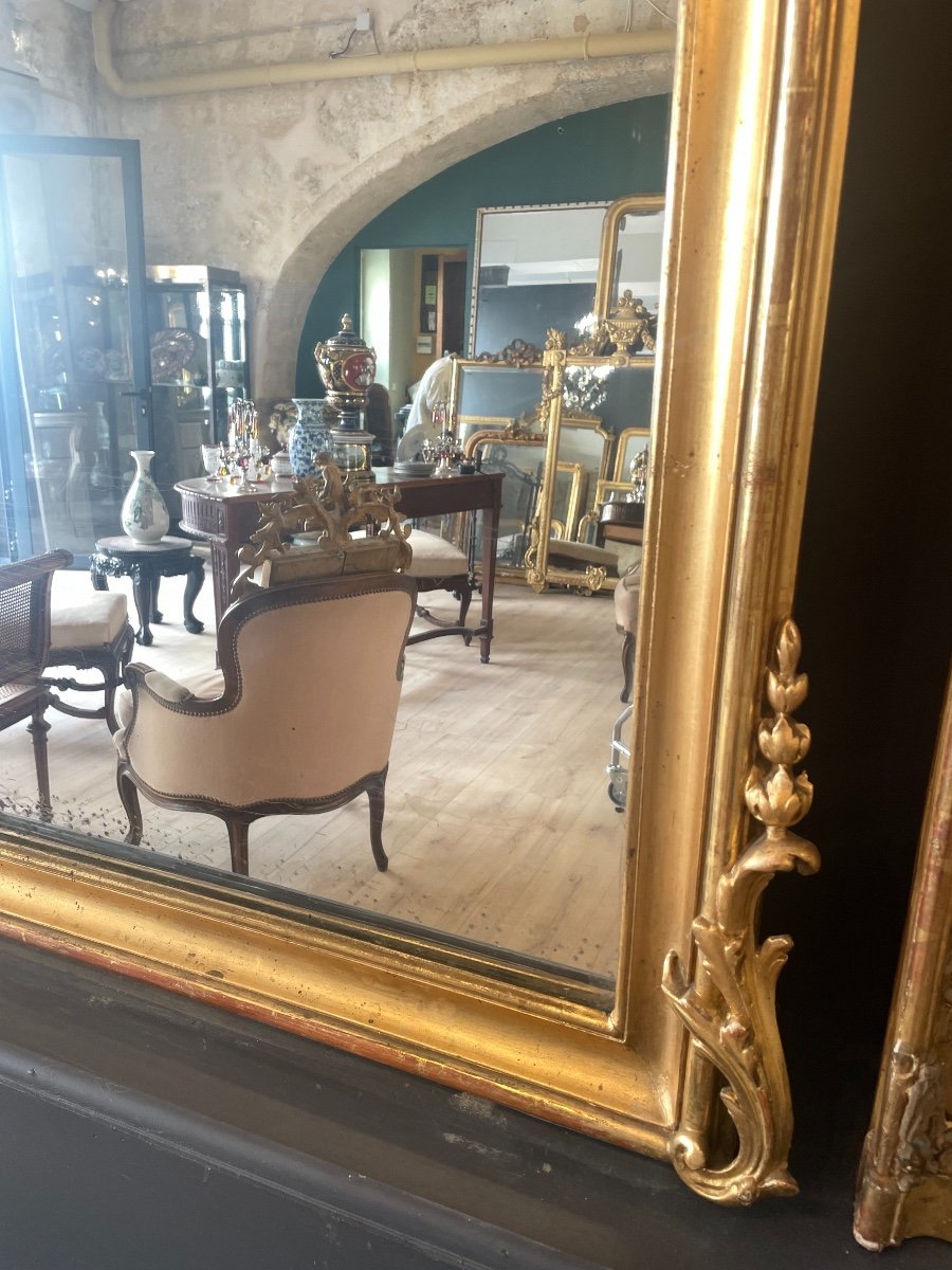 Louis XV Style Mirror, Late 19th Century-photo-1