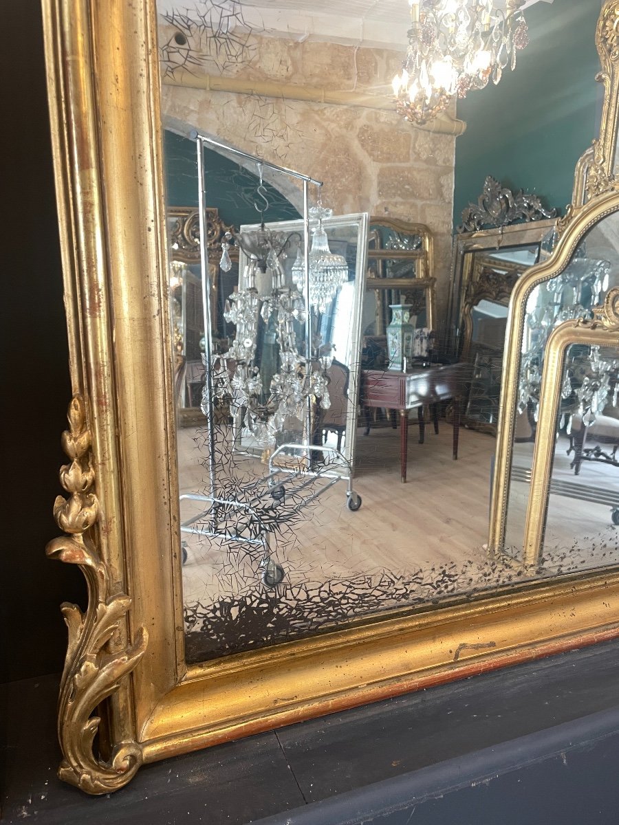 Louis XV Style Mirror, Late 19th Century-photo-2