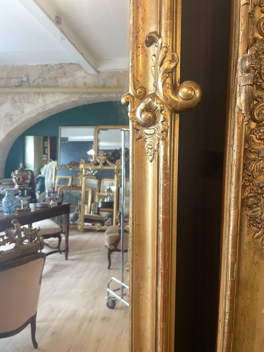 Louis XV Style Mirror, Late 19th Century-photo-7