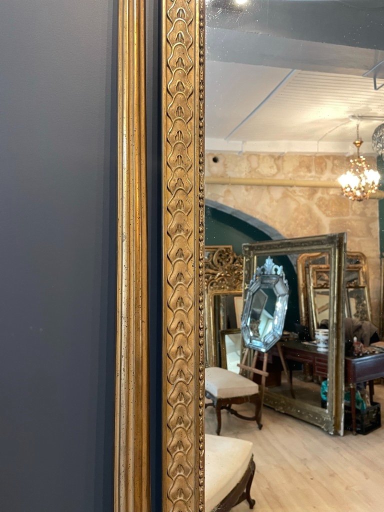 Louis XVI Style Mirror Late 19th Century 179 X 107 Cm-photo-5