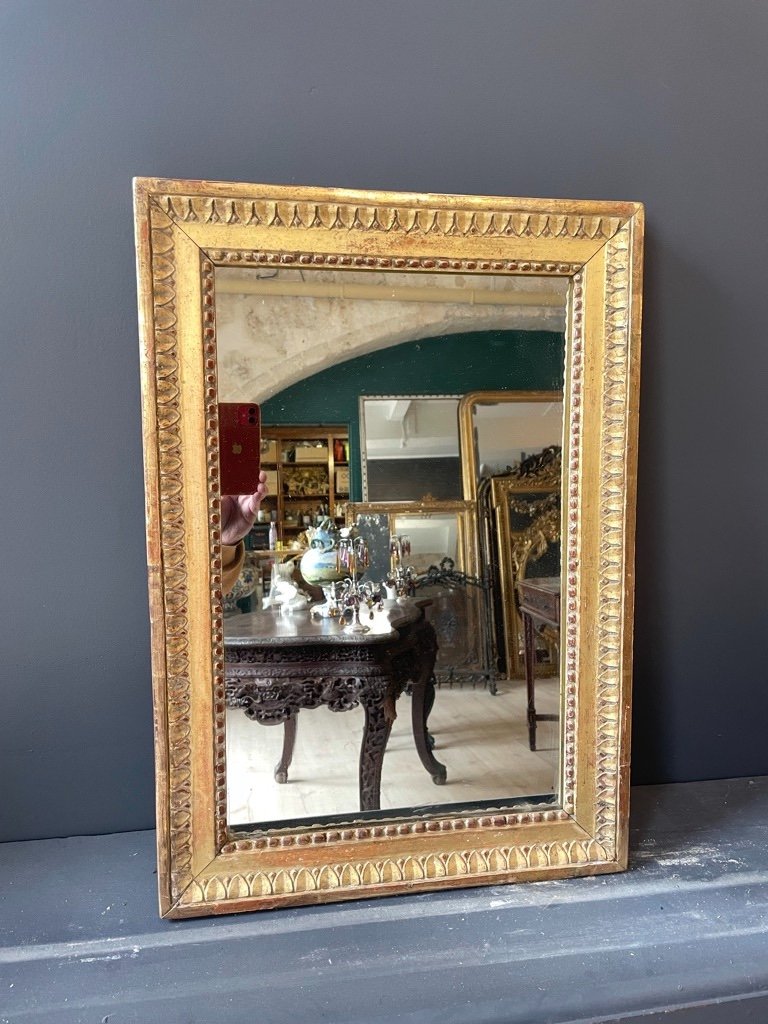 Petit Miroir d'époque Louis XVI 56 X 39 Cm