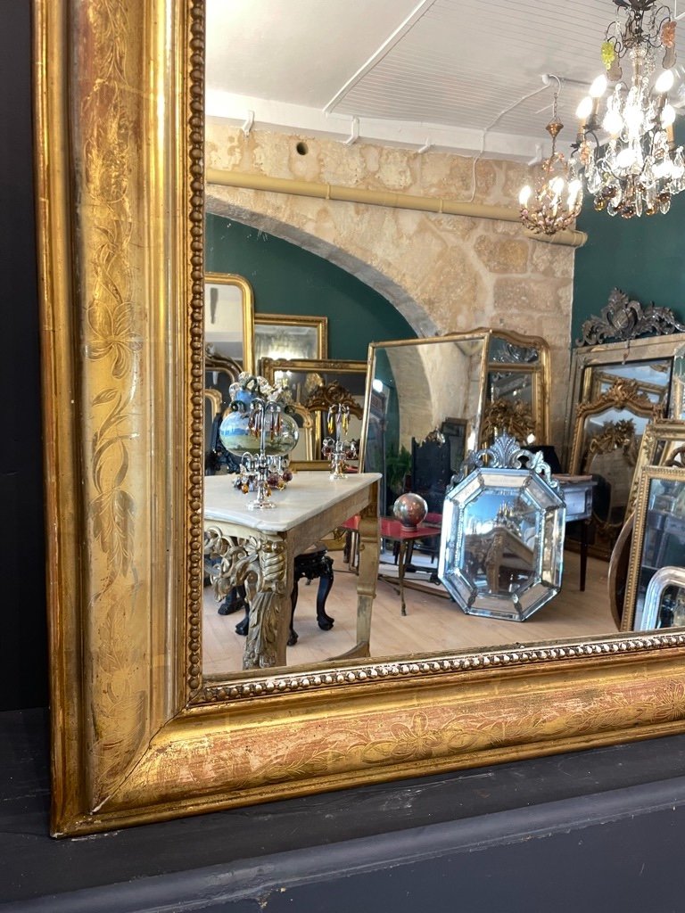 Louis Philippe Gilded  Mirror 148 X 109 Cm-photo-1