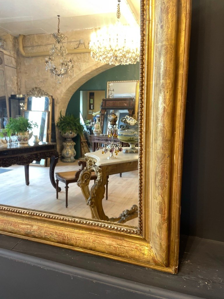 Louis Philippe Gilded  Mirror 148 X 109 Cm-photo-2