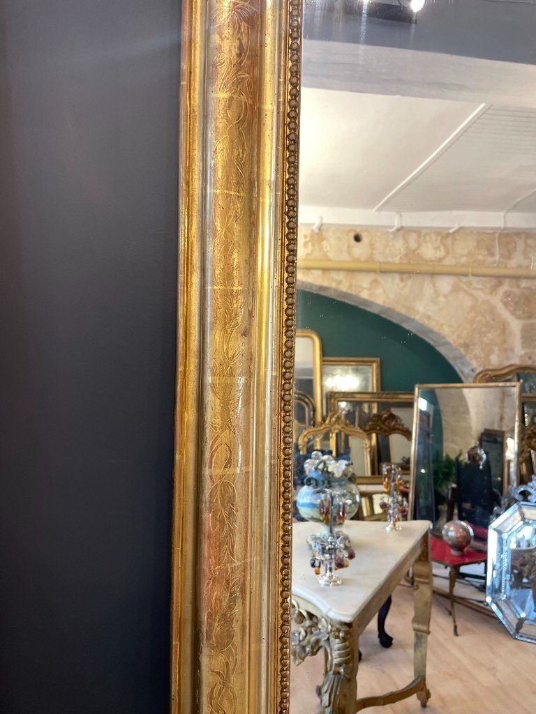 Louis Philippe Gilded  Mirror 148 X 109 Cm-photo-7