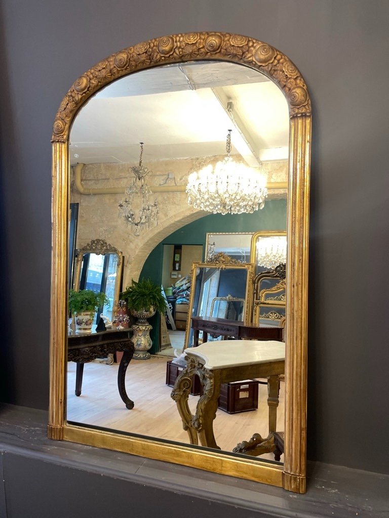 Art Deco Mirror 123 X 82 Cm-photo-2