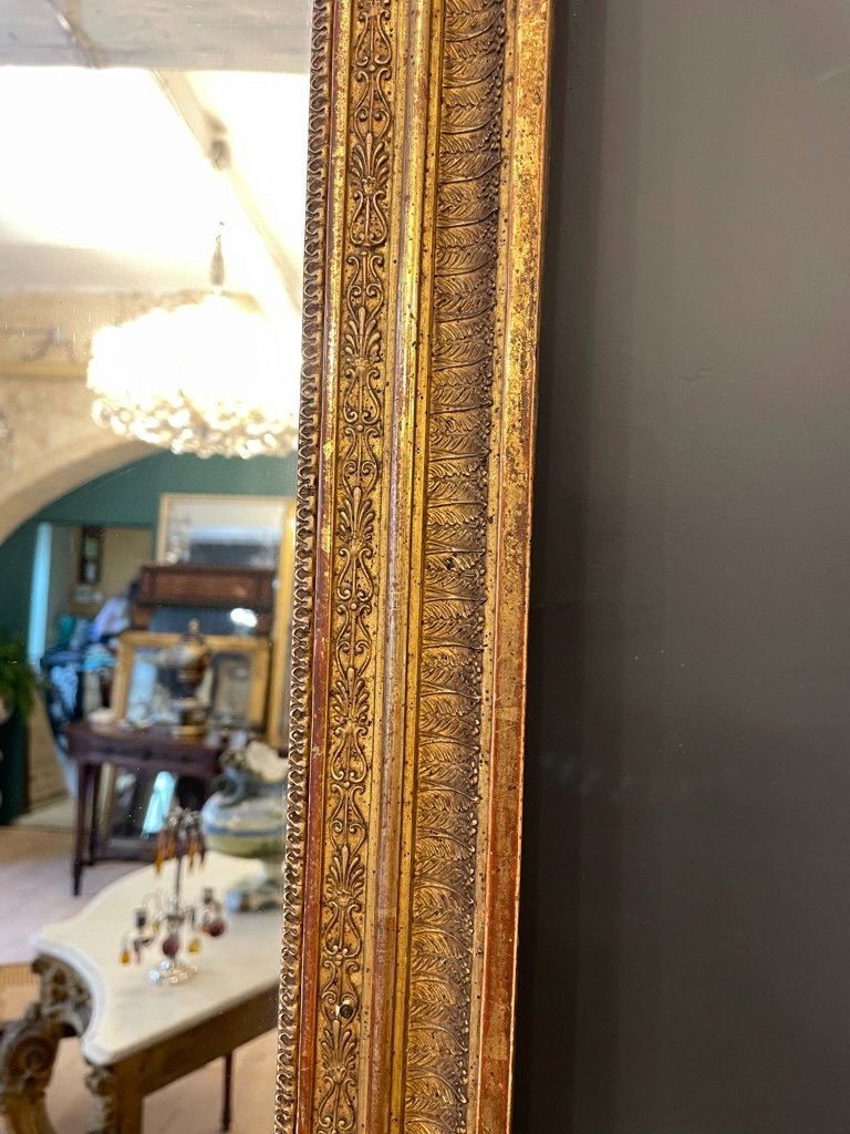 Miroir d'époque Empire 173 X 88 Cm-photo-4