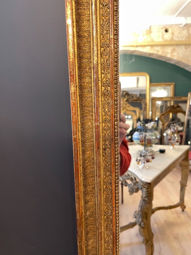 Miroir d'époque Empire 173 X 88 Cm-photo-3