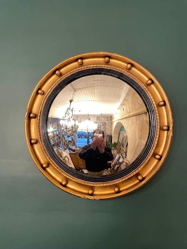 1960s Witch Mirror Diameter 52.5 Cm-photo-3