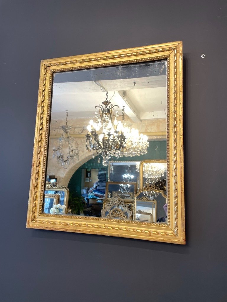 Louis XVI Mirror 63 X 53 Cm-photo-3