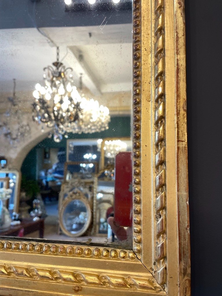 Louis XVI Mirror 63 X 53 Cm-photo-6