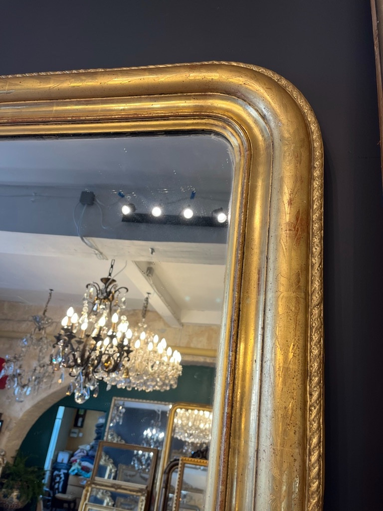 Large Louis Philippe Mirror 166 X 135 Cm-photo-4