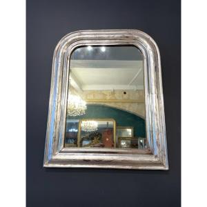 Petit Miroir Louis Philippe Argenté  58 X 46 CM