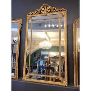 Large Napoleon III  Mirror Mercury Glass 208 X 117 Cm