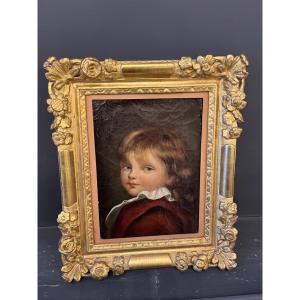 Oil On Canvas, Late 18th Century, Portrait Of A Child 