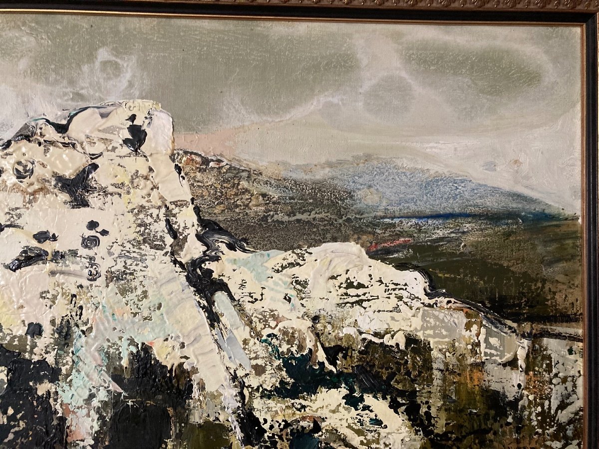The Val d'Enfer By Michel Jouenne. Large Canvas.-photo-3