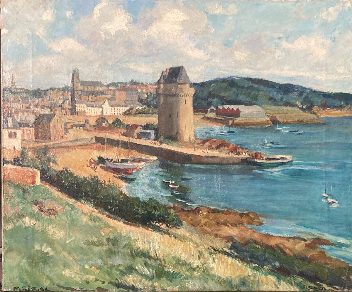 Saint Malo. Paul Girol. The Solidor Tower. 20th Century.