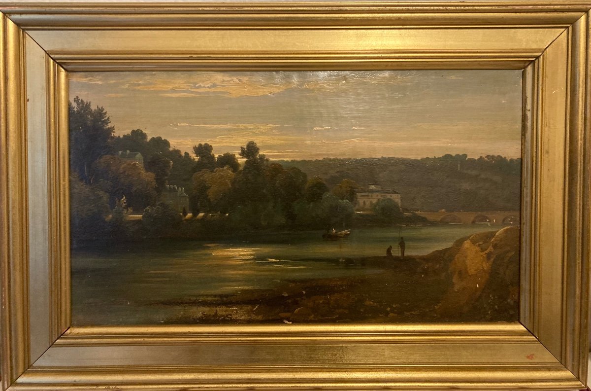 Animated Landscape From The 19th Century. Signed Lower Left?-photo-7