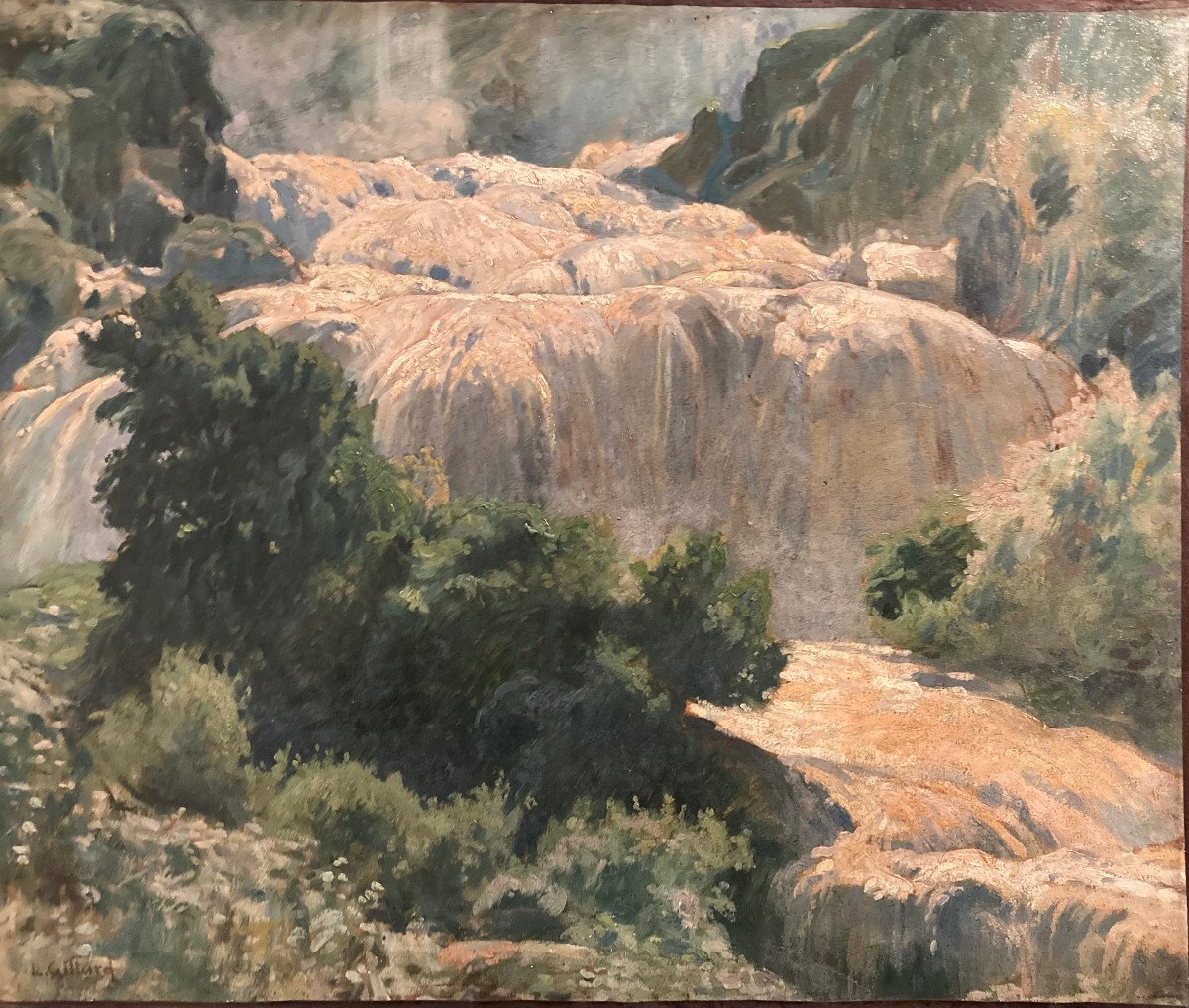 Marmore Waterfalls 1910. Terni. Italy. Léon Giffard (1875-1946).