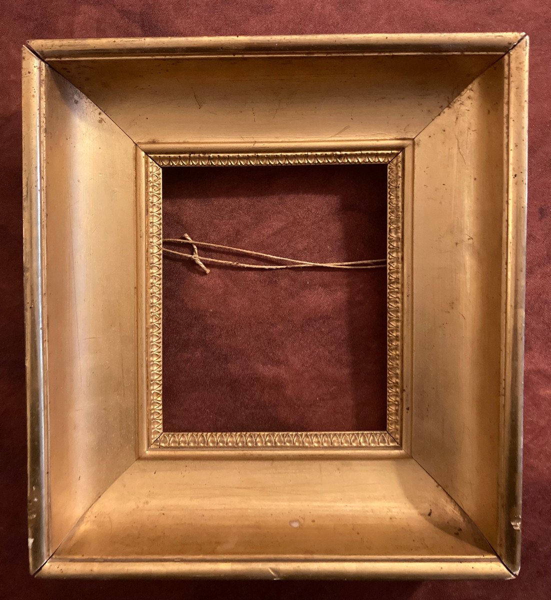 Beautiful Gilded Wooden Frame From The End Of The 18th, Beginning Of The 19th Century-photo-2