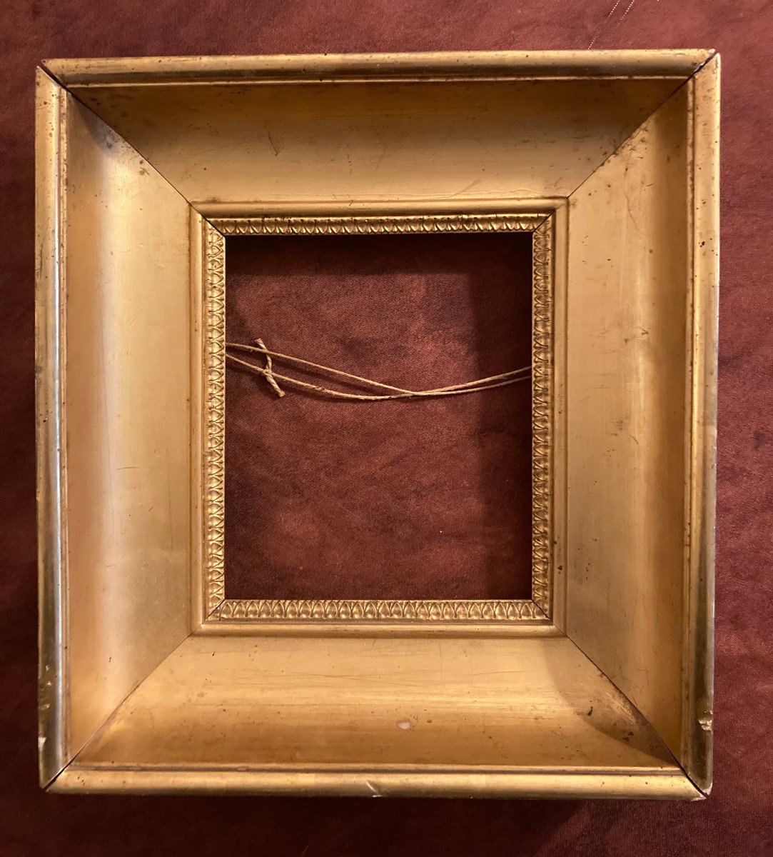 Beautiful Gilded Wooden Frame From The End Of The 18th, Beginning Of The 19th Century-photo-7