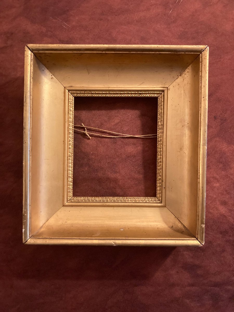 Beautiful Gilded Wooden Frame From The End Of The 18th, Beginning Of The 19th Century