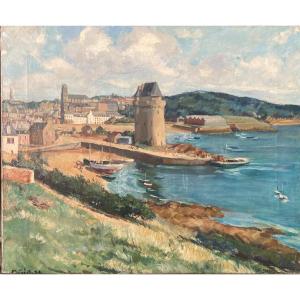 Saint Malo. Paul Girol. The Solidor Tower. 20th Century.