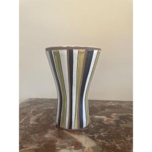 Vase Céramique De Roger Capron Vallauris 