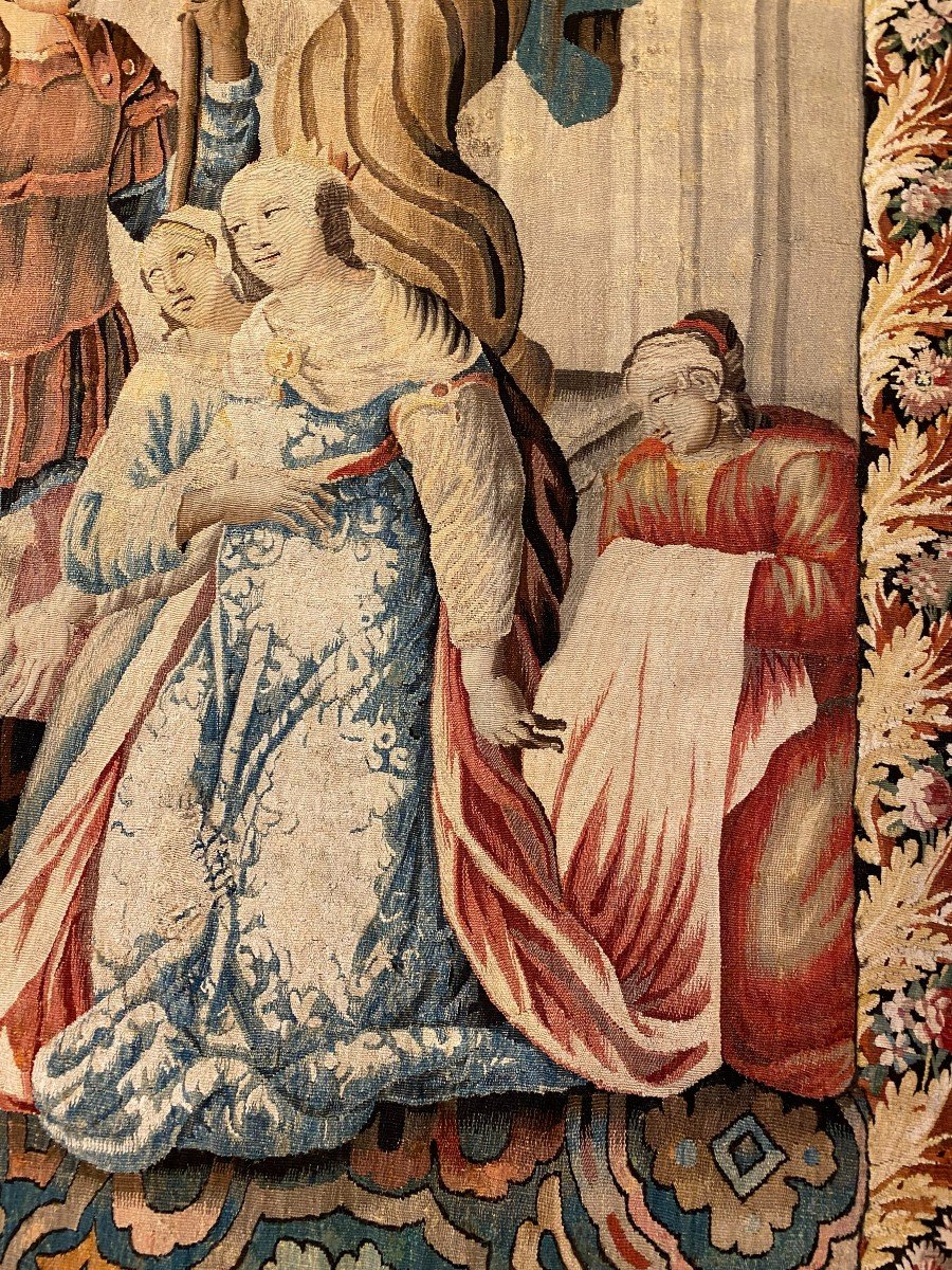 Tapisserie Aubusson d'époque Louis XIV -photo-1