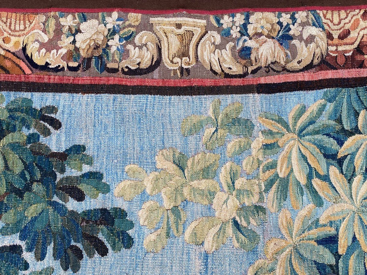 Tapisserie Aubusson Verdure Vers 1750-photo-8