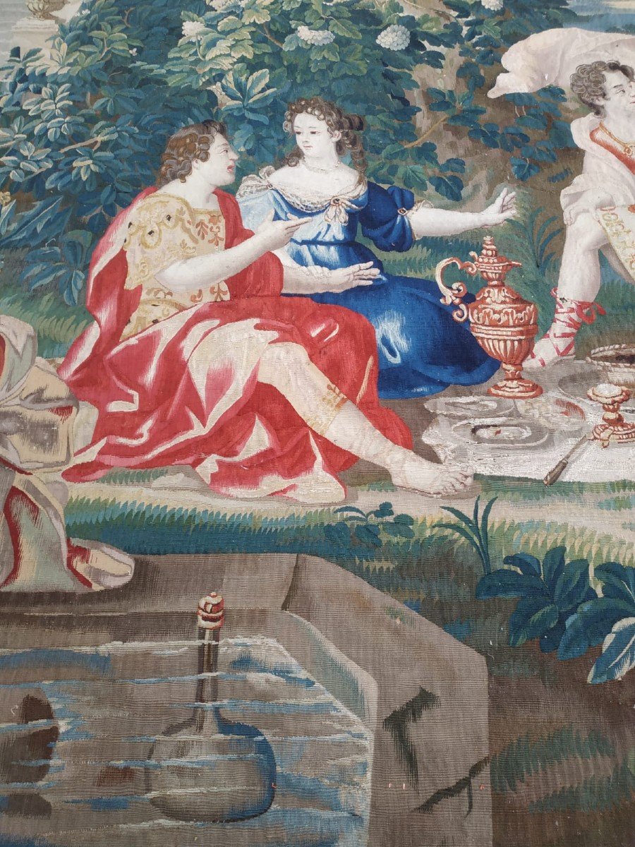 Tapisserie Bruxelles  d'époque Louis XV -photo-1