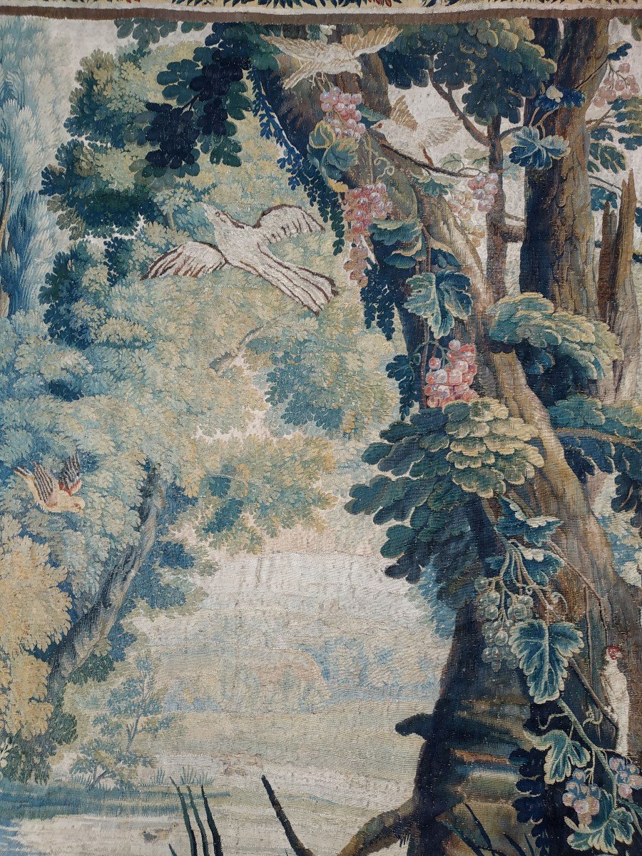 Tapisserie Verdure Des Ateliers De Lille France d'époque Louis XV -photo-3