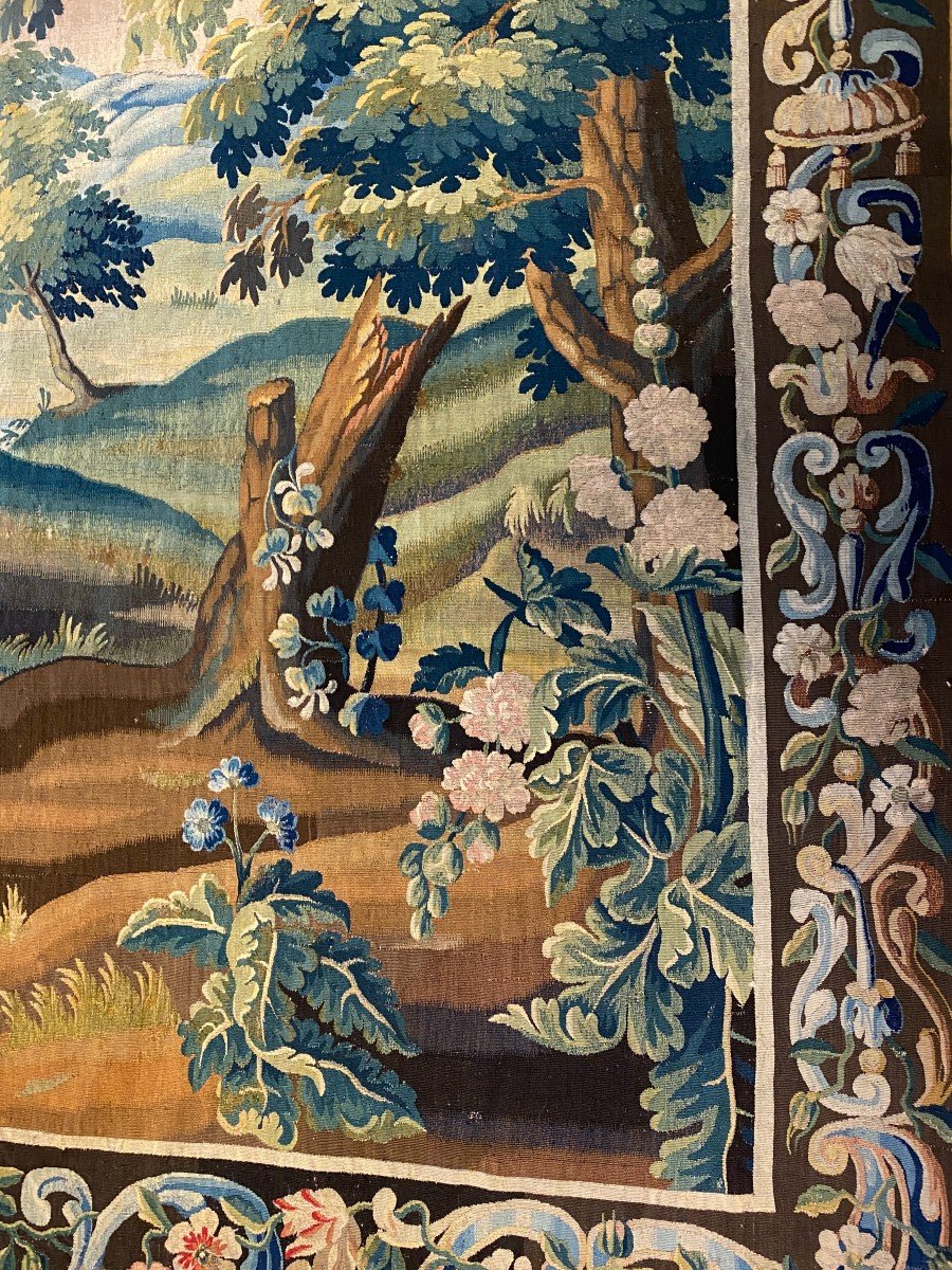 Verdure Flanders Tapestry Louis XVI Period-photo-1