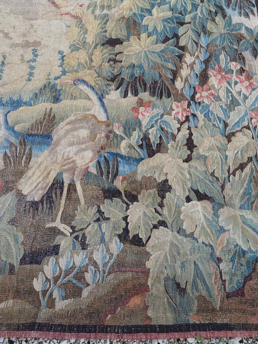 Aubusson Verdure Tapestry From The Louis XV Period -photo-2