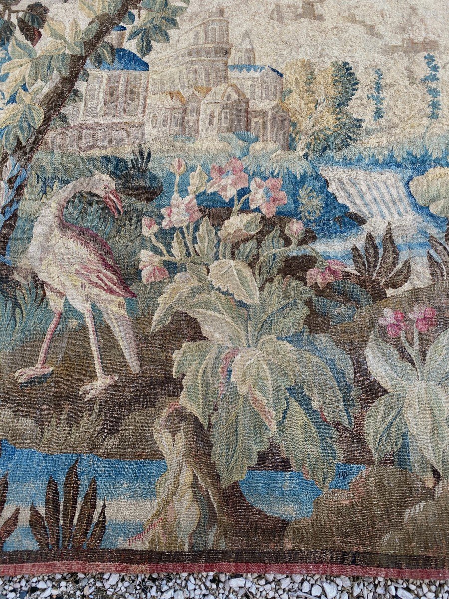 Aubusson Verdure Tapestry From The Louis XV Period -photo-3