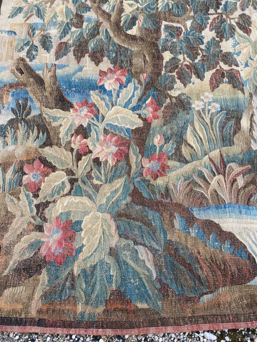 Aubusson Verdure Tapestry From The Louis XV Period -photo-4