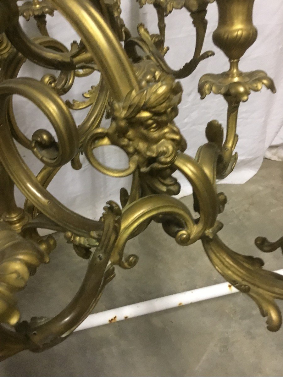 Barbedian Bronze Chandelier-photo-1