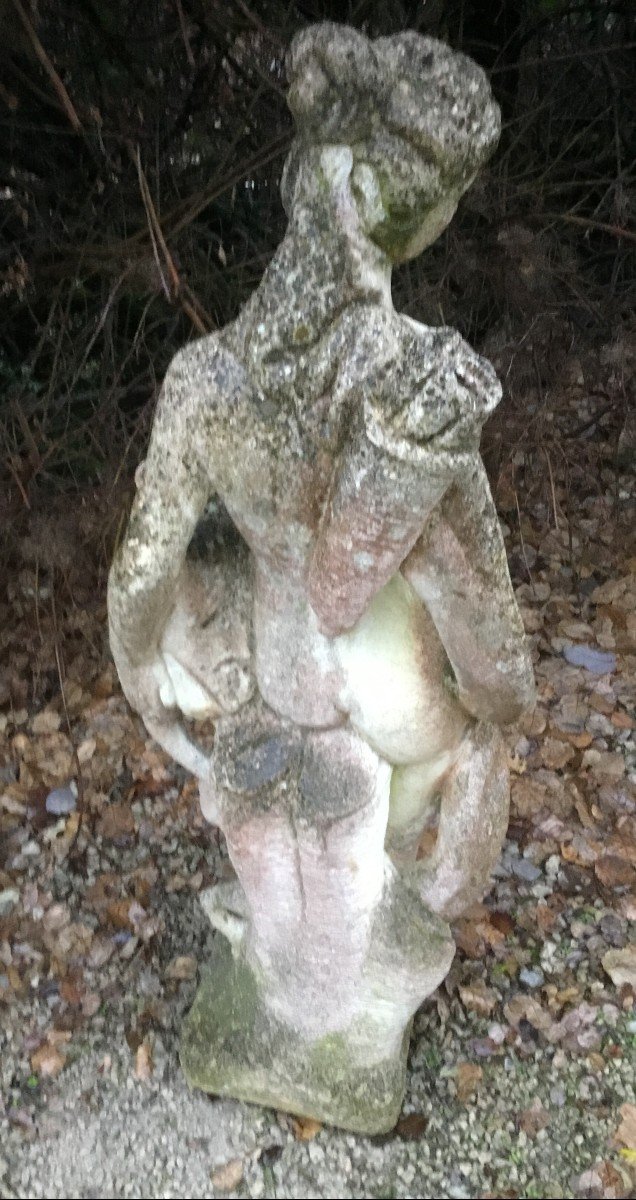 Proantic: Statue De Jardin En Pierre Reconstituée