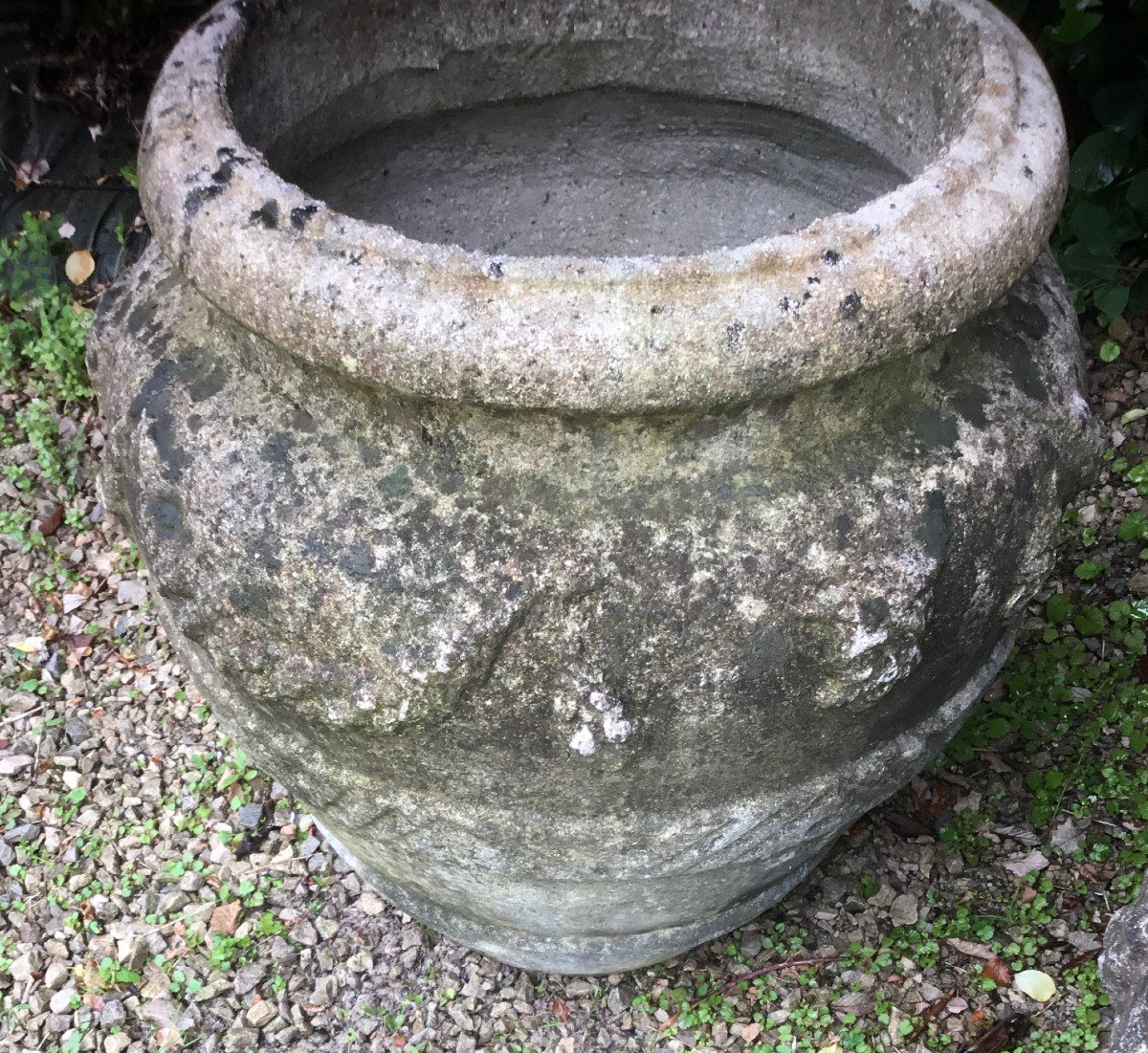 Pair Of Reconstituted Stone Vases-photo-4
