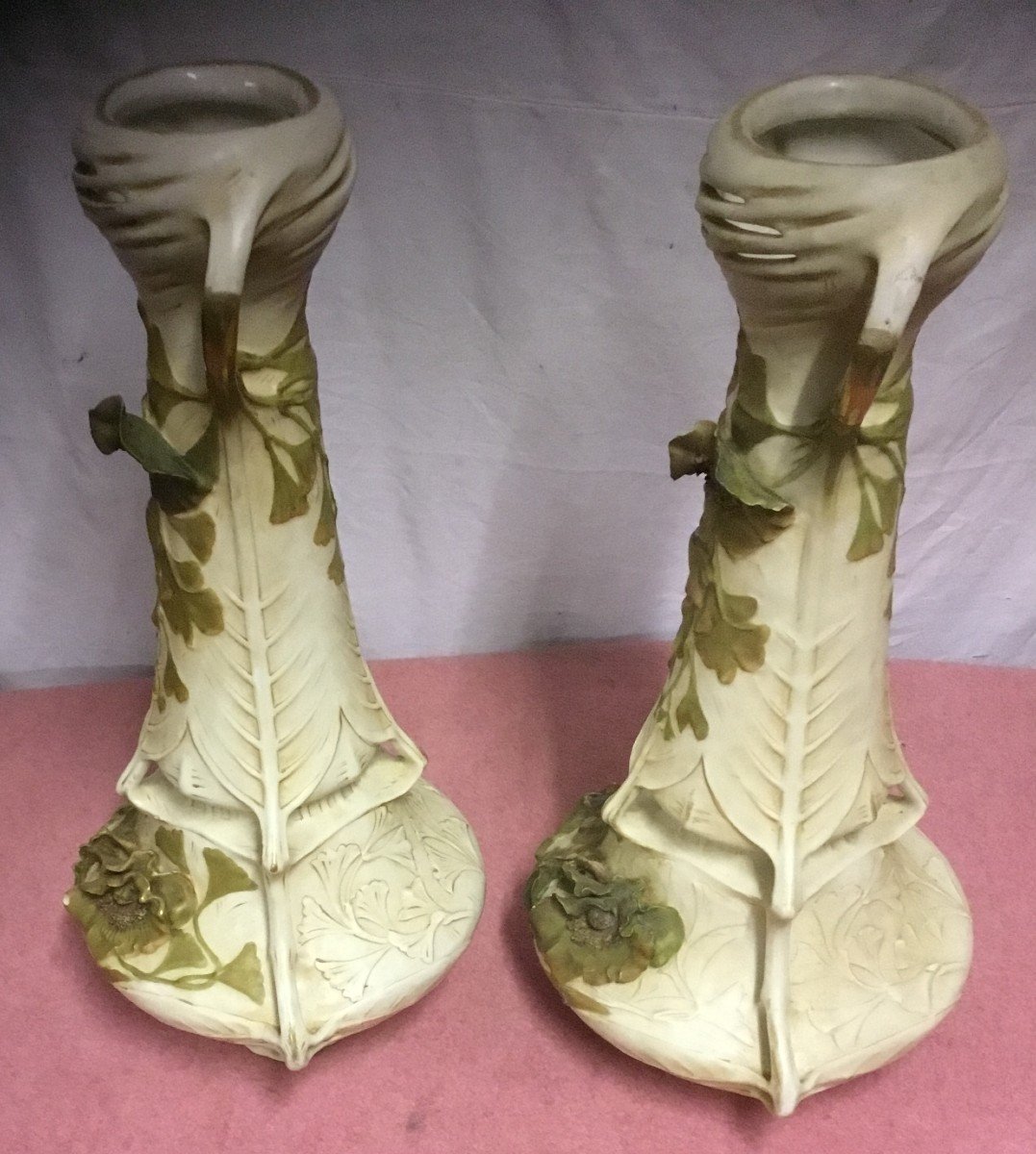 Pair Of Royal Dux Vases-photo-2