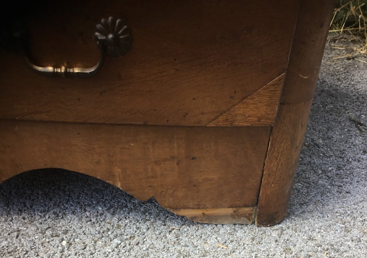 18th Century Oak Chest Of Drawers-photo-3