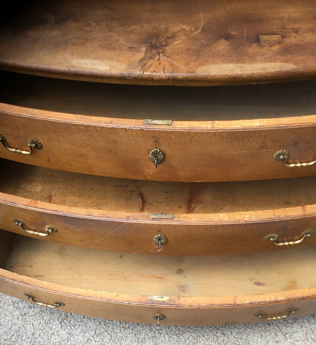 18th Century Oak Chest Of Drawers-photo-5