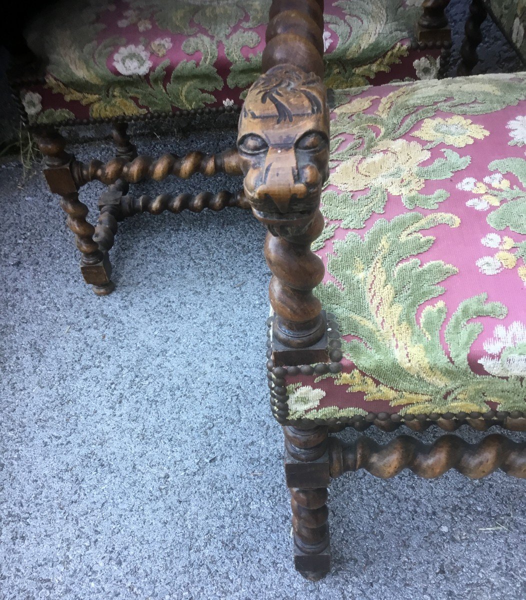 3 19th Century Armchairs -photo-2