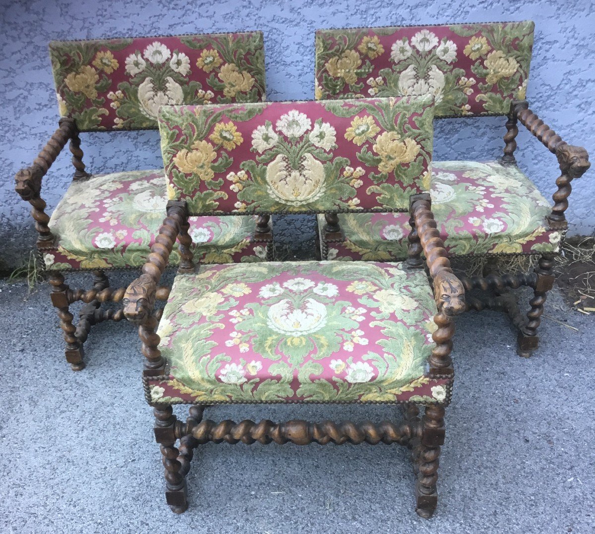 3 19th Century Armchairs 