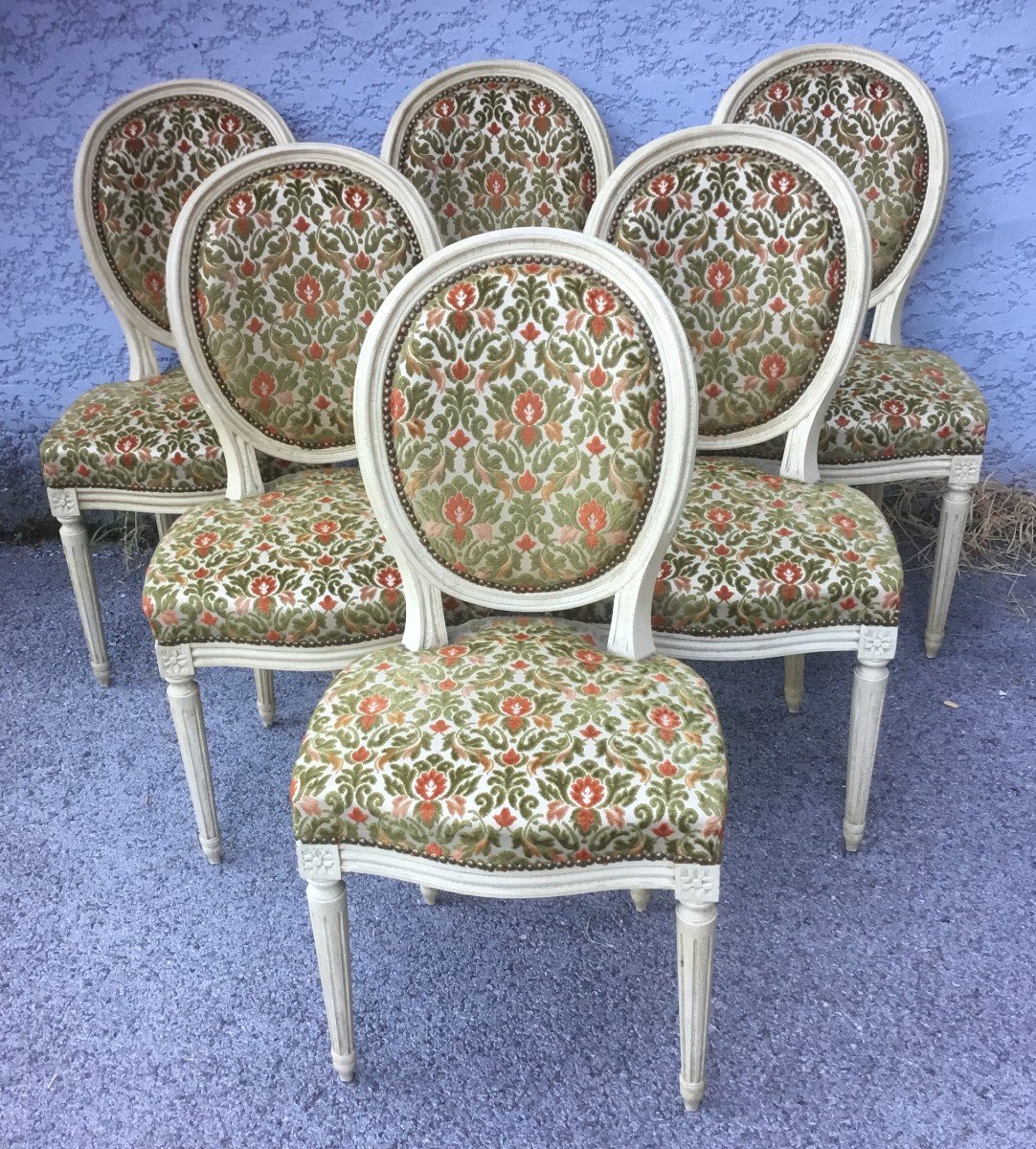 6 Chaises Style Louis XVI